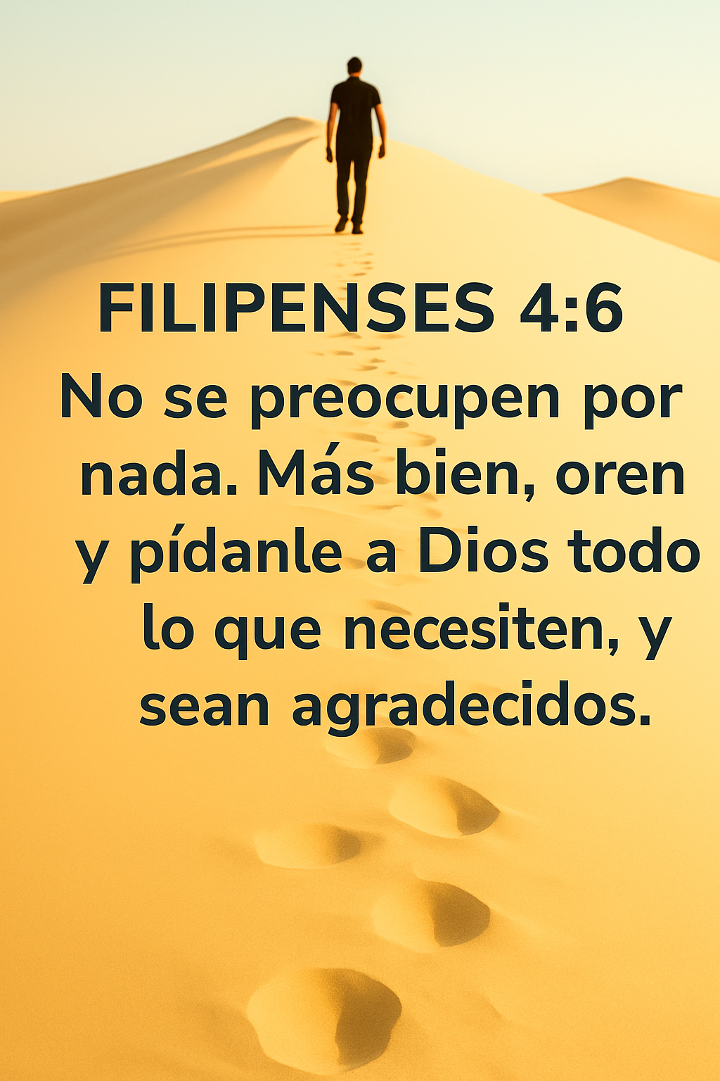 Oren y pidan a Dios lo que necesitan