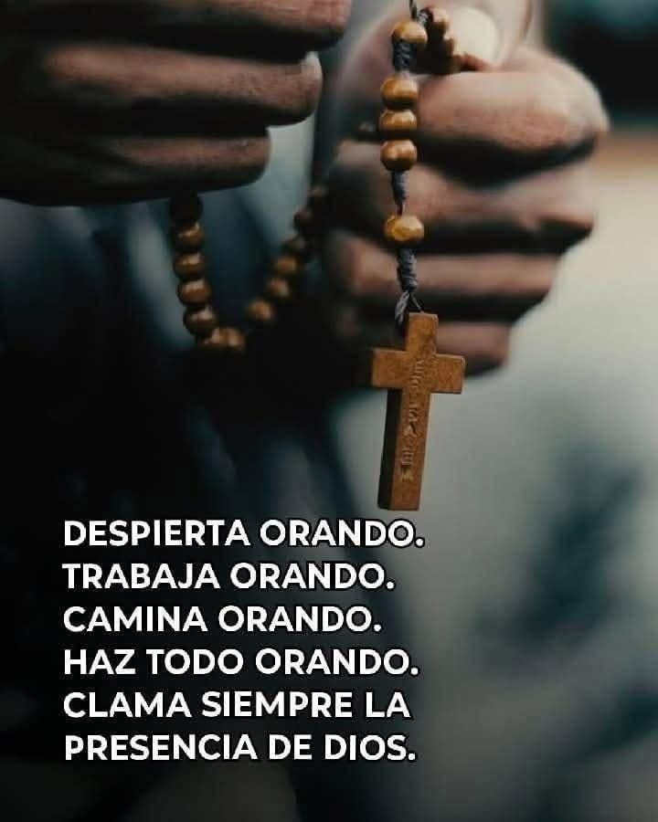 Despierta orando camina orando