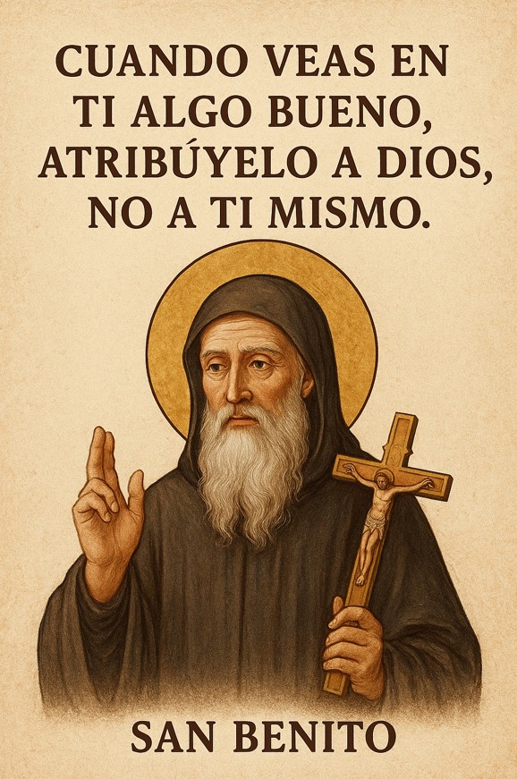Cuando veas en ti algo bueno atribuyelo a Dios