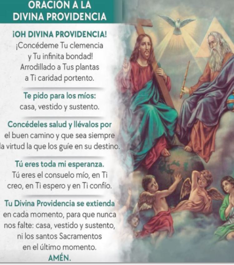 ORACION A LA DIVINA PROVIDENCIA