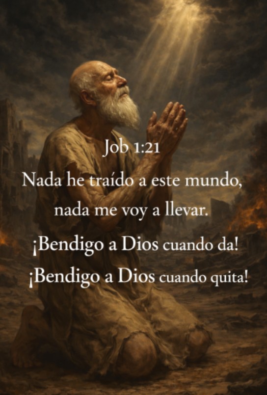 NADA HE TRAIDO A ESTE MUNDO. NADA ME VOY A LLEVAR