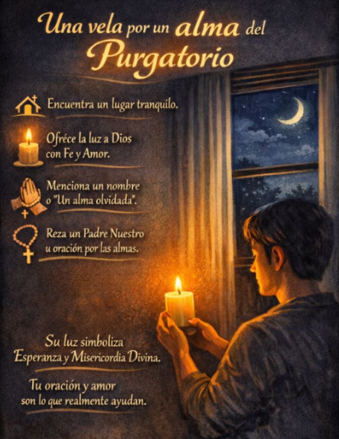ENCIENDE UNA VELA POR UN ALMA DEL PURGATORIO