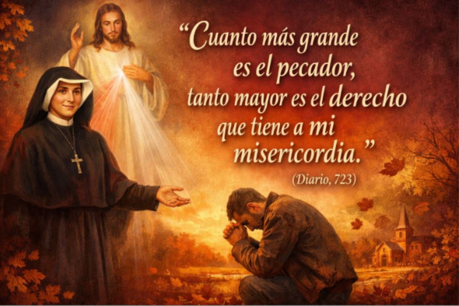 Cuanto mas grande es el pecador tanto mayor es el derecho que tiene a mi misericordia
