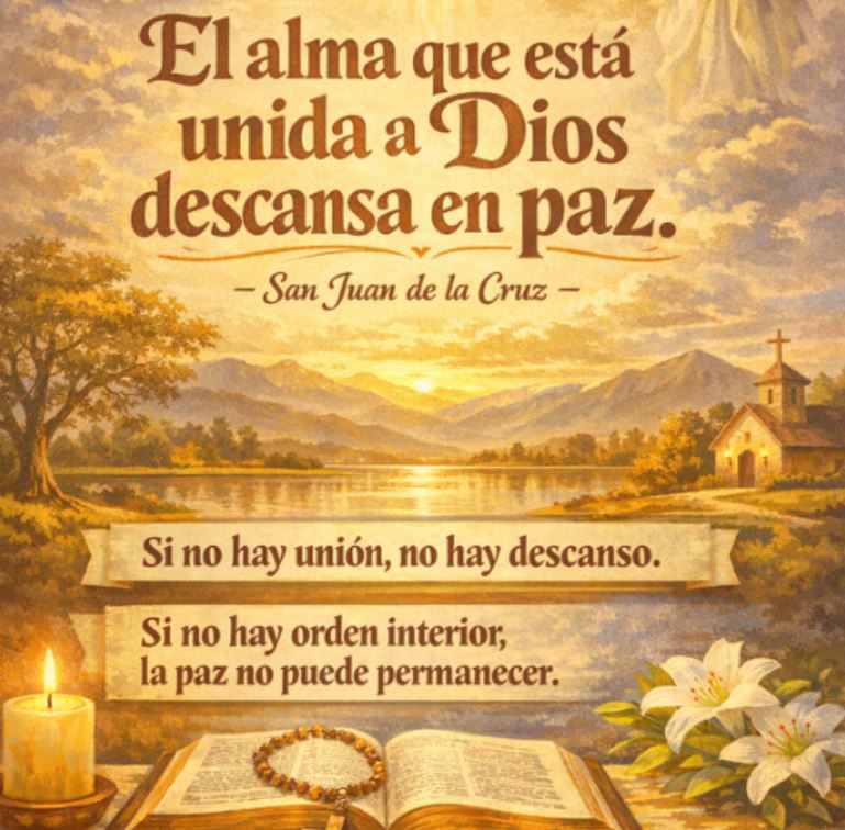EL ALMA QUE ESTA UNIDA A DIOS DESCANSA EN PAZ