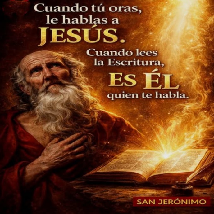 CUANDO TU ORAS LE HABLAS A JESUS,CUANDO LEES LA ESCRITURA ES EL QUIEN TE HABLA