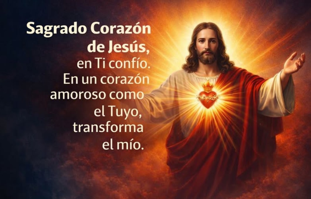 SAGRADO CORAZON DE JESUS EN TI CONFIO