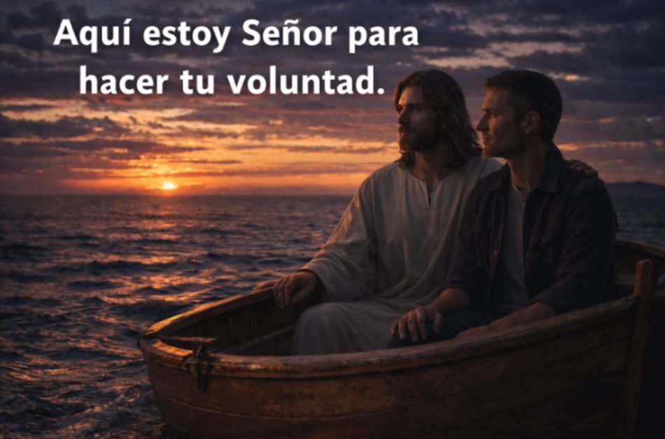 AQUI ESTOY SEÑOR PARA HACER TU VOLUNTAD