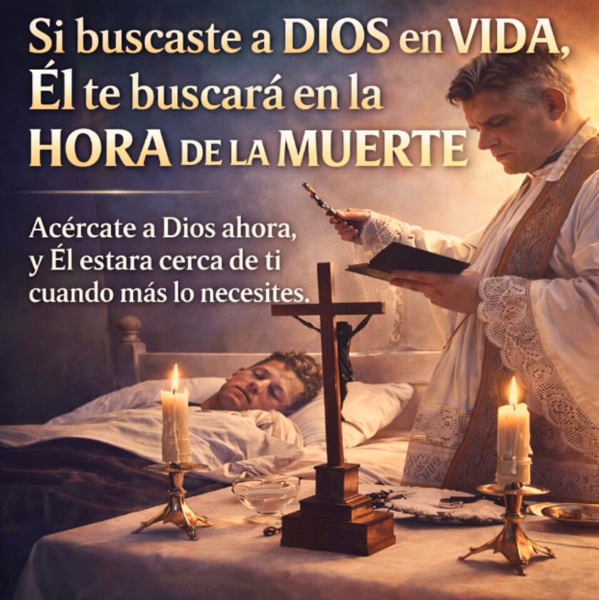 SI BUSCASTE A DIOS EN VIDA,EL TE BUSCARA EN LA HORA DE LA MUERTE