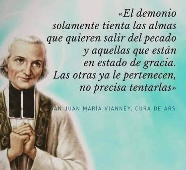 EL DEMONIO SOLO TIENTA A LAS ALMAS QUE QUIEREN SALIR DEL PECADO