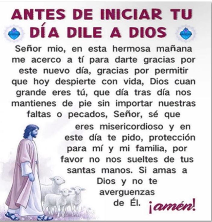 ANTES DE INICIAR  EL DIA