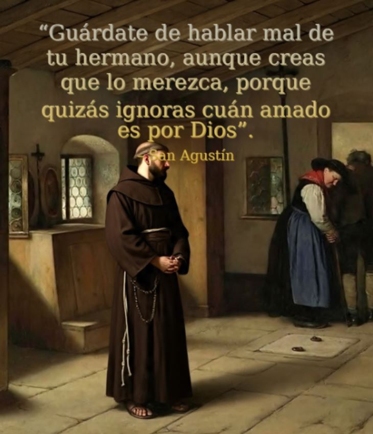 GUARDATE DE HABLAR MAL DE TU HERMANO